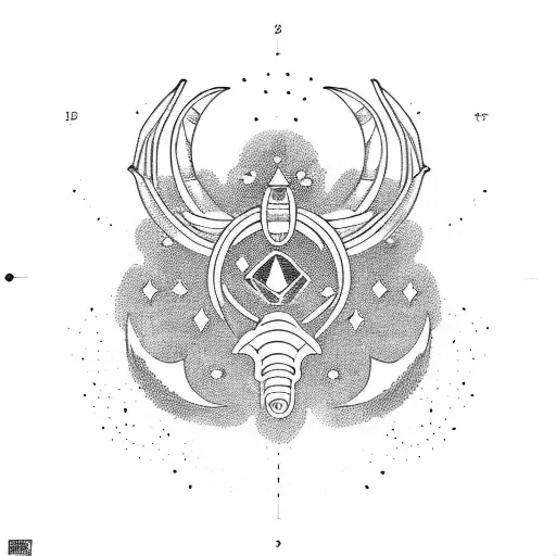 222 With Capricorn Zodiac Constellation