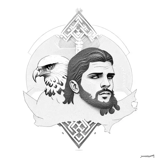 Greek God With Eagle