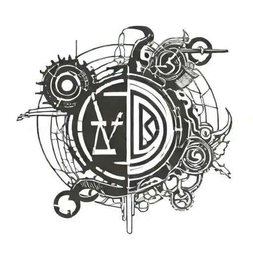 Aphex Twin Logo And Half Life Logo