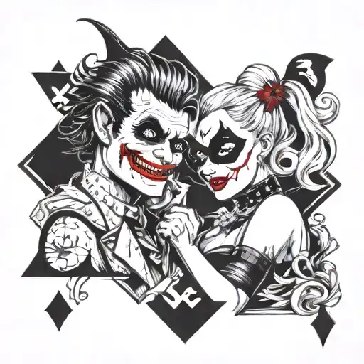 Joker And Harley Quinn Inspired