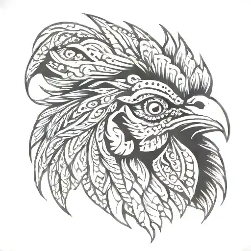 Rooster Head