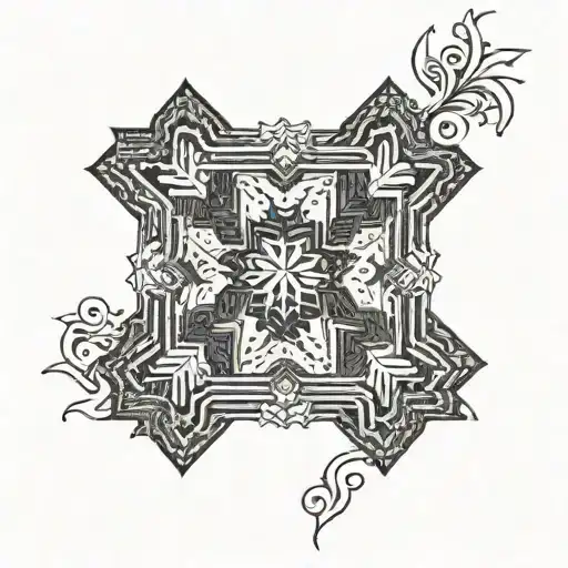 Knitting Pattern Estonian Eight Pointed Star