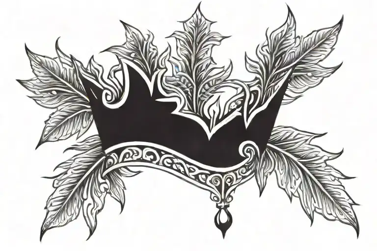 Laurel Crown Below The Neck