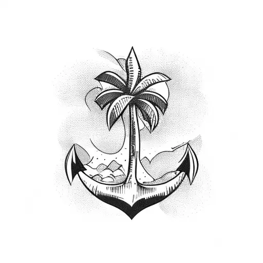 Anchor Palm Tree
