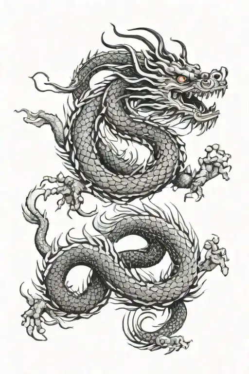 Chinese Dragon Wrapped