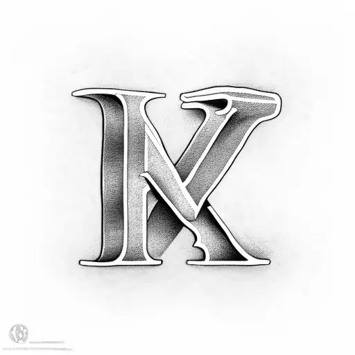 Letter N Representing Love For My Son