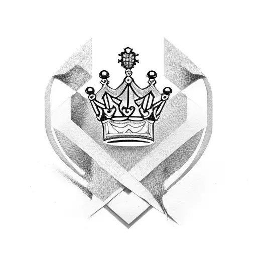 Letter N With A King Crown