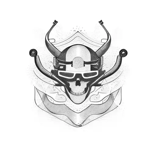 Incorporate Elements Of Motorcycles And Music Intertwined In A Dynamic Design