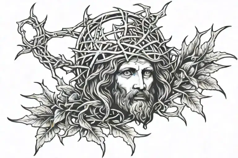 Jesus's Crown Thorns Wrapped