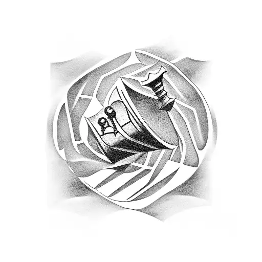 A Chess Piece Morphing Into A Film Reel