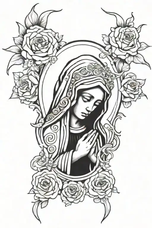 Virgin Mary Crying Blood