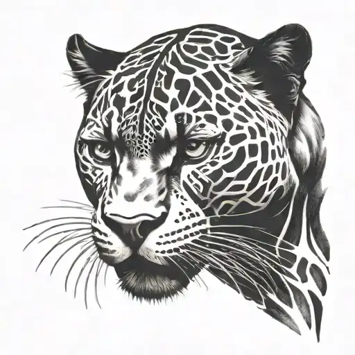 Black Panther Walking Toward You With Lighting Incorporated