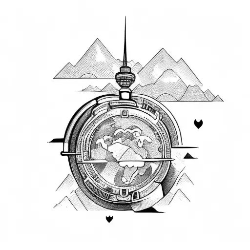 Travel Lover On Forearm