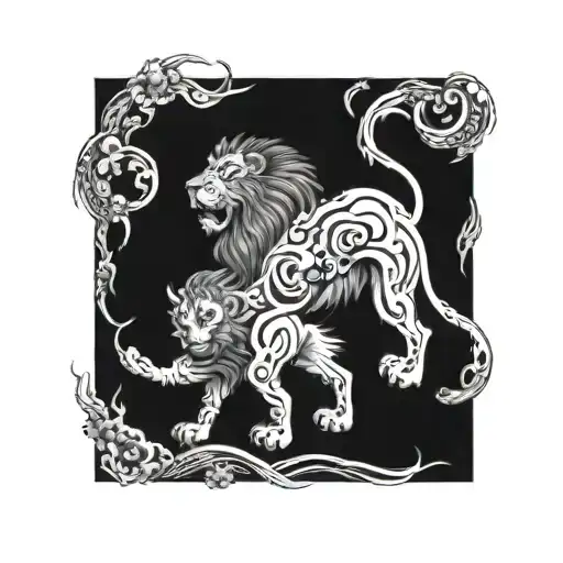 A Lion In A Kimono Throws A Rival