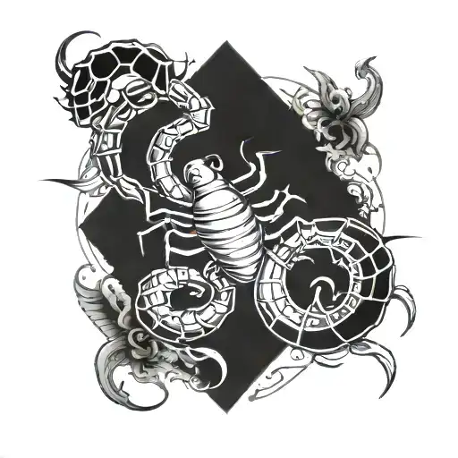 Scorpion And Hindu God