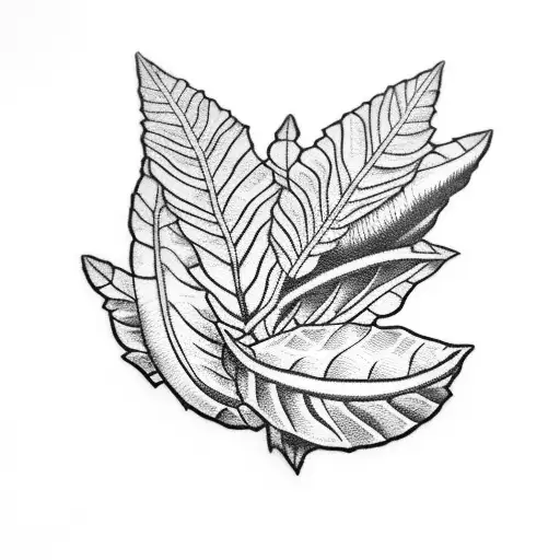 Roman Bay Leaf Black