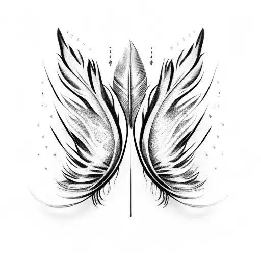 Feather Wings And Horseshoe