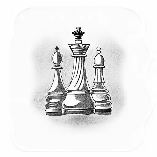 Chess Pieces Morphing Into Poker Cards