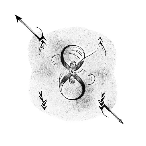 Infinity Symbol With Arrow