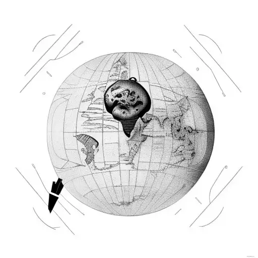 Titan Holding The Globe