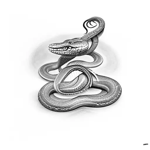 Snake In The Inner Forearm