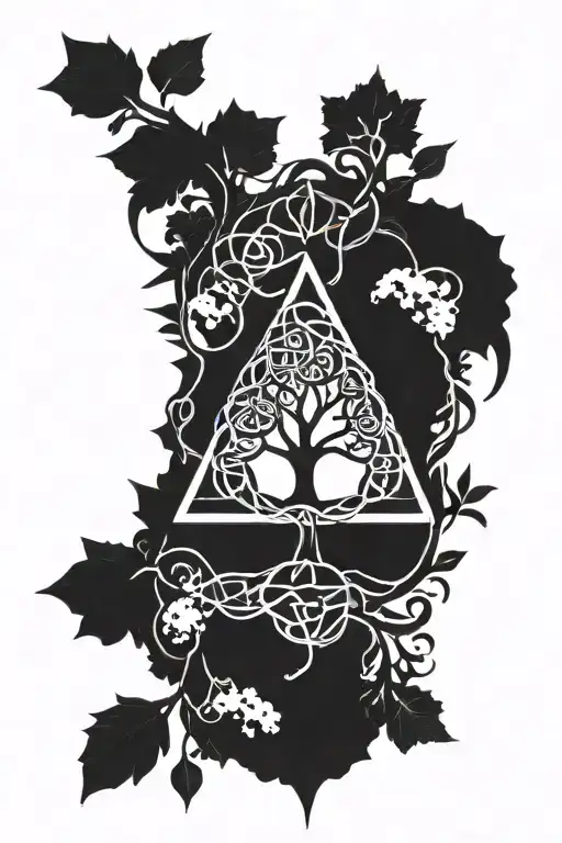 Norse Knots & World Tree Intertwined