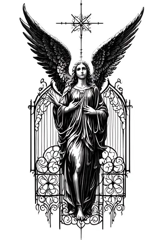 Heaven Gate And Angel