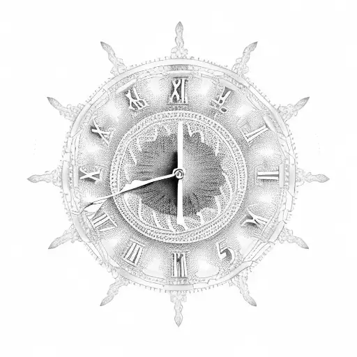 Clock With Visible Gears