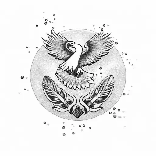 Ireland Italy Eagle Feathers Bubbles