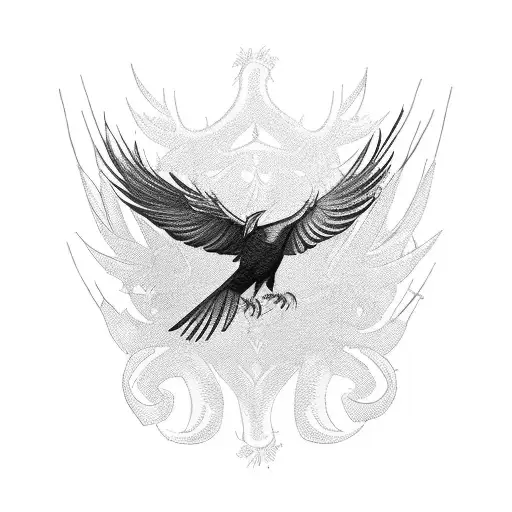 A Crow With Scissorhands That Cut A Wedding Dress In Half