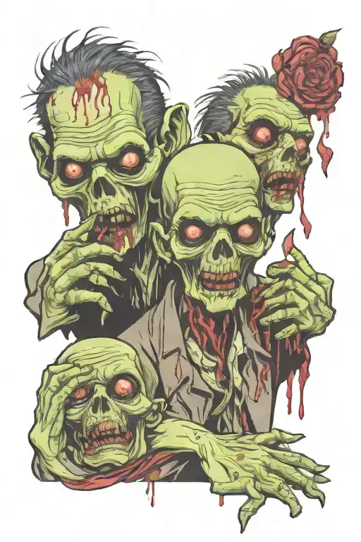 Zombie No Evil Speak No Evil
