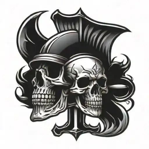 Arrow Knives Skull Helmet