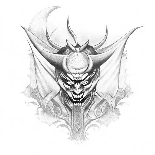 Demon Women With Maske