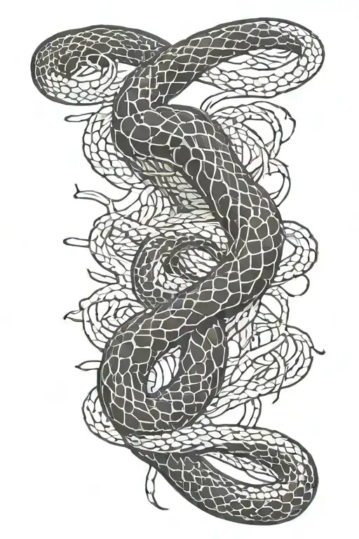 Snake Wrapped