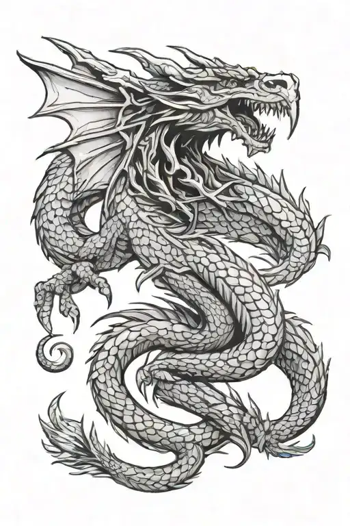 Skyrim Dragon Wrapped