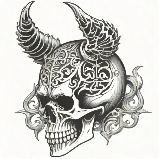Demonic Skull Style