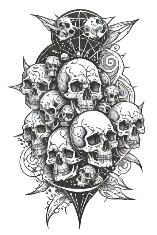 Space And Skulls Surrounded