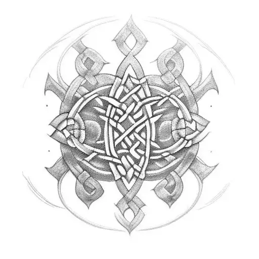 Celtic Druid Full Sleeve