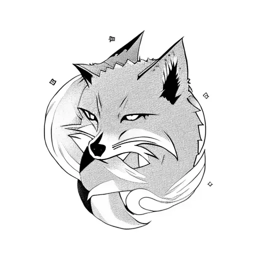 An Anime-inspired Scene Of A Fox And A Dragon Teaming Up To Solve An Electrical Engineering Problem