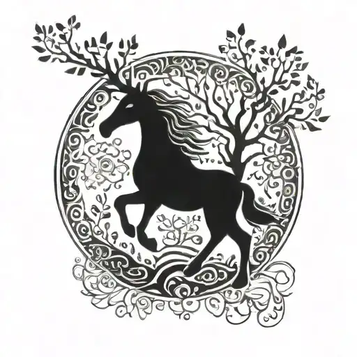 Nordic Style Tattoo Tree Of Life