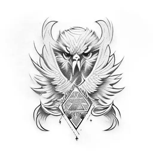 Occult Style Eagle