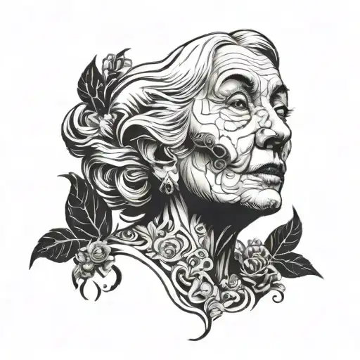 Old Female Face Mom