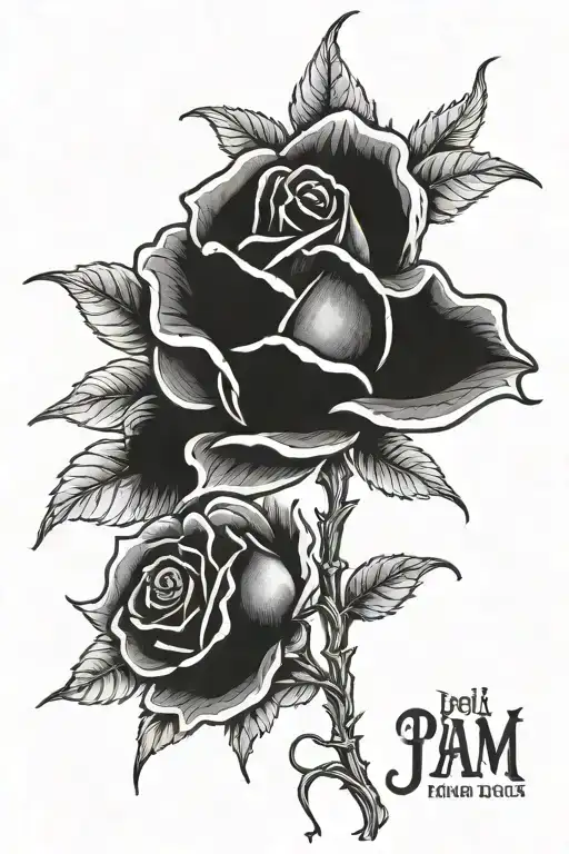 The Song Black By Pearl Jam Around A Black Rose