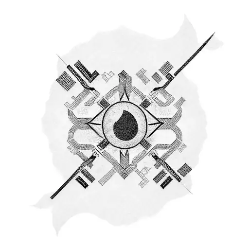 A Combination Of Korean And Rhode Island Flags Forming A Unique Pattern