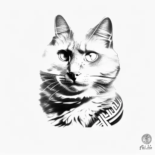 Feli The Cat Greek Statue