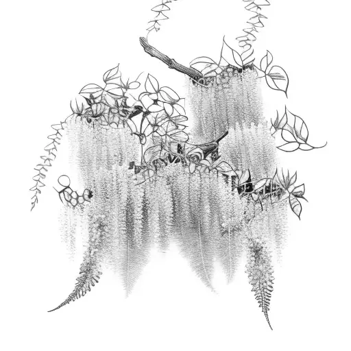 Wisteria Vine Going Up