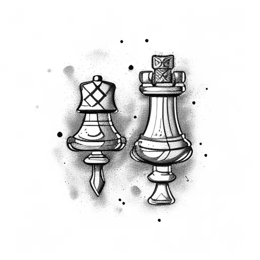 Chess Pices Fully Cover Upper Arm