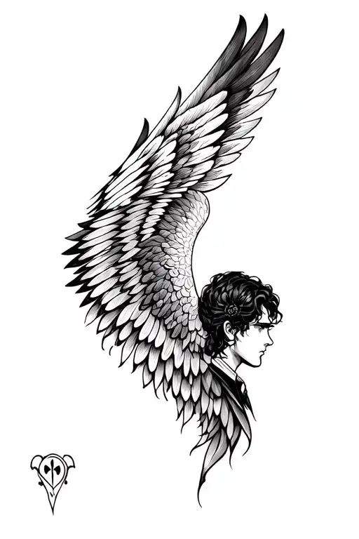 Design A Fourth Wing Tattoo Based On Xaden And Violet's Love For A Man