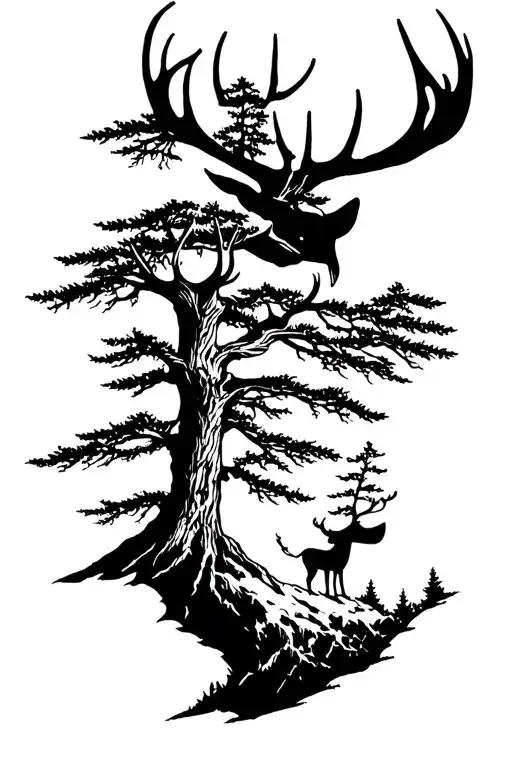 Mountain Deer Tree