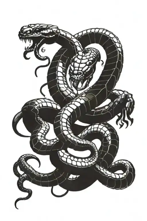 Snake Fighting Scorpion